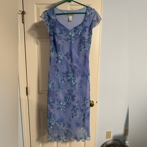 Women’s floral dress, lined